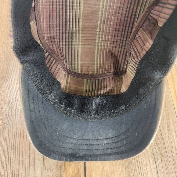 Patagonia Cadet Work Cap Brown Green Plaid Size M Outdoor Utility Streetwear Hat main image 6